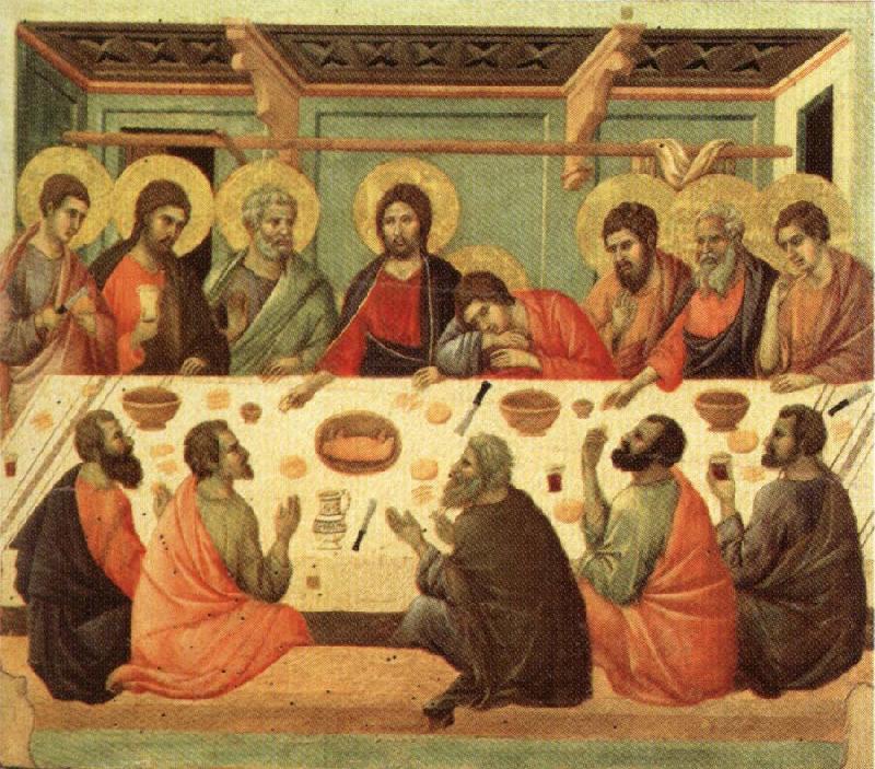 Last Supper, Duccio di Buoninsegna